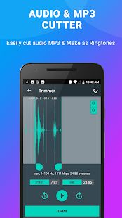 Скачать Запись голоса & Диктофон, Запись звука Аудио Резак (Полная) версия Зависит от устройства apk на Андроид