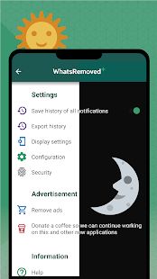 Скачать WhatsRemoved+ (Встроенный кеш) версия 6.0.9 apk на Андроид