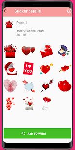 Скачать ❤️ WAStickerApps любовь, любовь стикер, романтично (Без Рекламы) версия 2.0 apk на Андроид