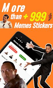 Скачать Memes наклейки - WAStickerApps (Разблокированная) версия Зависит от устройства apk на Андроид