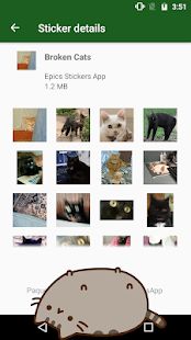 Скачать WAstickerApps коты и котята Наклейки (Без Рекламы) версия 1.8 apk на Андроид