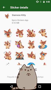 Скачать WAstickerApps коты и котята Наклейки (Без Рекламы) версия 1.8 apk на Андроид