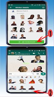 Скачать стикеры смешные мемы для WhatsApp - WAStickerApps (Полный доступ) версия 1.4 apk на Андроид