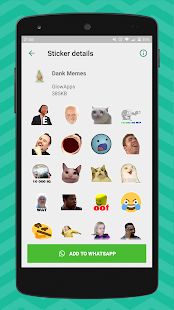 Скачать Meme Stickers for WhatsApp (Без кеша) версия 1.07 apk на Андроид