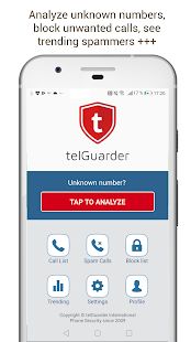 Скачать Spam Call Blocker - telGuarder (Полный доступ) версия 1.0.38 apk на Андроид