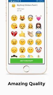 Скачать Big Emoji Stickers For Whatsapp (Полная) версия 1.0.43 apk на Андроид
