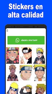 Скачать Stickers de Naruto en Whatsapp - Dattebayo (Неограниченные функции) версия 9.8 apk на Андроид