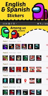 Скачать Among us Stickers - Best Stickers (Полная) версия 1 apk на Андроид