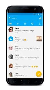Скачать GO SMS Pro — темы, эмодзи, GIF (Полный доступ) версия 7.92 apk на Андроид
