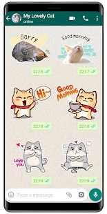 Скачать WAStickerApps кошачий мем, каваий кот наклейки (Полная) версия 2.0 apk на Андроид