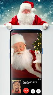 Скачать Санта-Клаус видео звонок (розыгрыш) (Разблокированная) версия 2.0 apk на Андроид