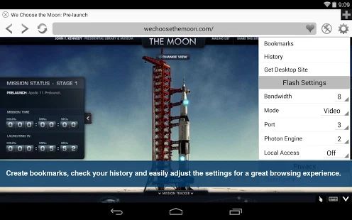 Скачать Photon флэш-плеер и браузер (Полный доступ) версия 5.9 apk на Андроид