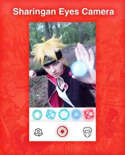 Скачать Sharingan Eyes Camera - Anime Photo Editor (Все открыто) версия 25 apk на Андроид