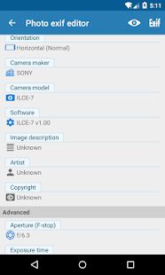 Скачать Photo Exif Editor (Без Рекламы) версия 2.2.9 apk на Андроид