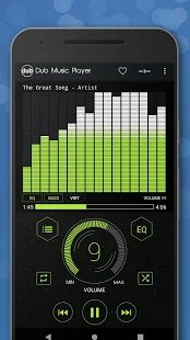 Скачать Dub музыкальный плеер + Эквалайзер & Темы (Неограниченные функции) версия 4.9 apk на Андроид