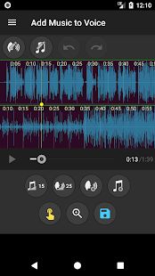 Скачать Add Music to Voice (Полный доступ) версия Зависит от устройства apk на Андроид