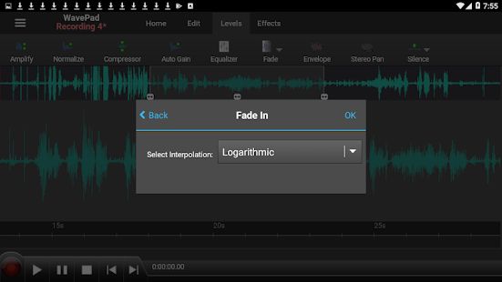 Скачать WavePad Audio Editor Free (Без Рекламы) версия 11.21 apk на Андроид