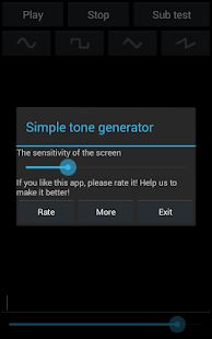 Скачать Простой генератор звука (Все открыто) версия 1.20 apk на Андроид