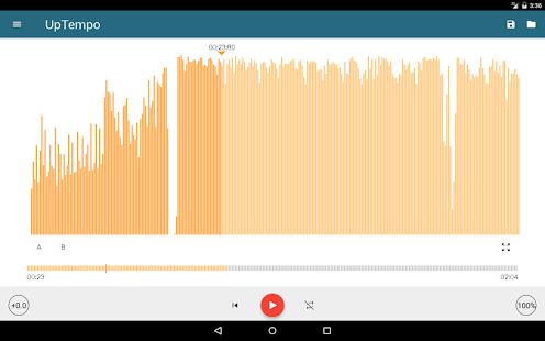 Скачать Music Editor Pitch and Speed Changer : Up Tempo (Неограниченные функции) версия 1.16.0 apk на Андроид