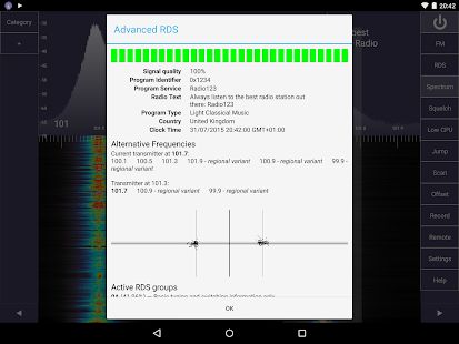 Скачать SDR Touch -Живое оффлайн радио (Неограниченные функции) версия 2.72 apk на Андроид