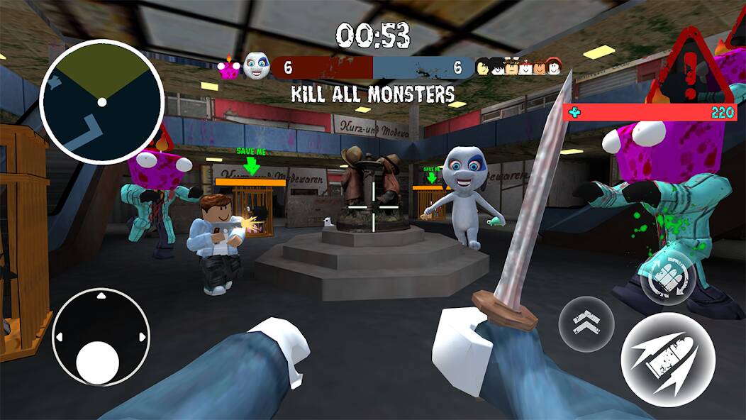 Скачать Monster Shooting: Survival FPS (Взлом на монеты) версия 2.9.4 apk на Андроид