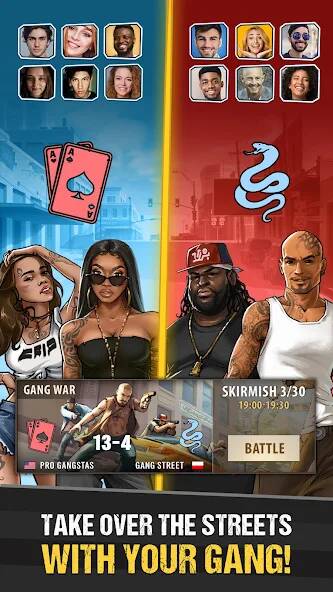 Скачать The Gang: Street Wars (Взлом открыто все) версия 1.5.2 apk на Андроид