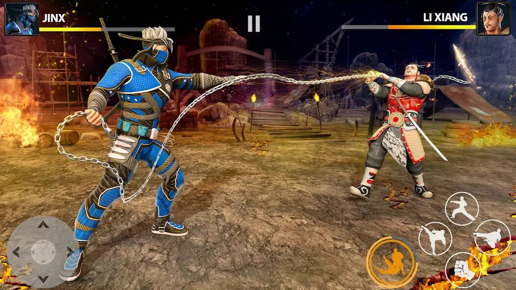 Скачать Ninja Master: Fighting Games (Взлом на монеты) версия 2.5.8 apk на Андроид