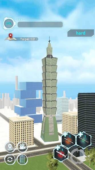 Скачать City Demolish: Rocket Smash! (Взлом на монеты) версия 2.2.6 apk на Андроид