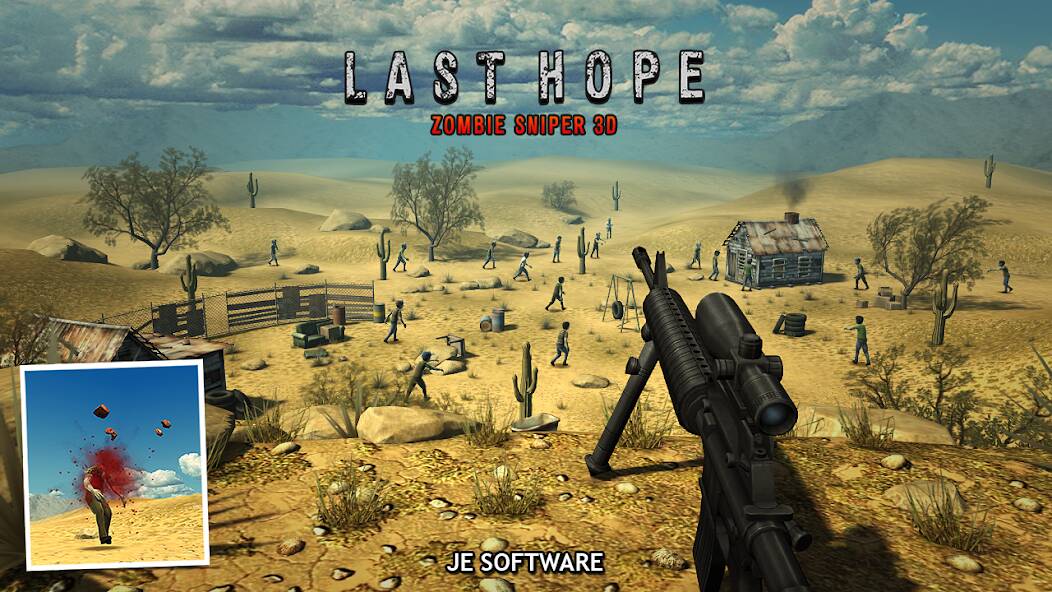 Скачать Last Hope - Zombie Sniper 3D (Взлом на деньги) версия 2.2.4 apk на Андроид