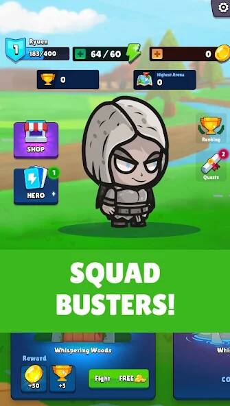 Скачать Squad Heroes: PvP Buster (Взлом на монеты) версия 2.7.9 apk на Андроид