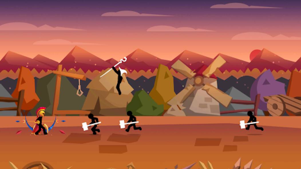 Скачать Stick Fight: Shadow Archer (Взлом открыто все) версия 1.9.1 apk на Андроид
