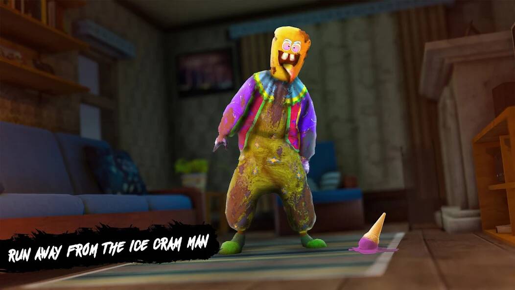 Скачать Crazy Ice Scream Freaky Clown (Взлом на деньги) версия 0.3.6 apk на Андроид