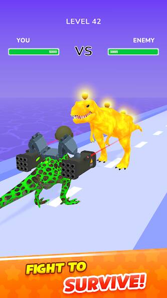 Скачать Dino Evolution Run 3D (Взлом открыто все) версия 1.2.5 apk на Андроид