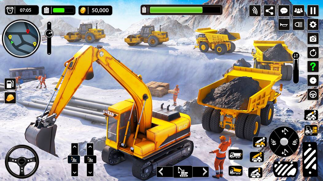 Скачать Снежные строительные игры (Взлом на монеты) версия 2.6.1 apk на Андроид
