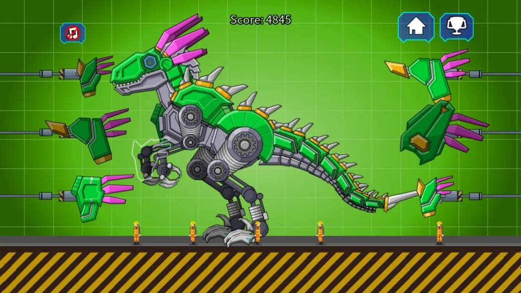 Скачать Velociraptor Rex Dino Robot (Взлом на деньги) версия 2.4.1 apk на Андроид