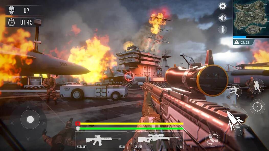 Скачать WarStrike FPS Offline Gun Game (Взлом на деньги) версия 1.8.6 apk на Андроид