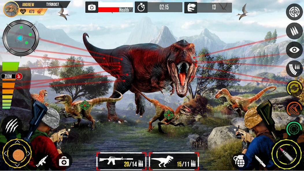 Скачать Real Dino Hunting Gun Games (Взлом на монеты) версия 1.3.3 apk на Андроид