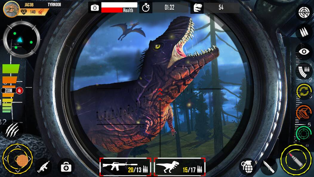 Скачать Real Dino Hunting Gun Games (Взлом на монеты) версия 1.3.3 apk на Андроид