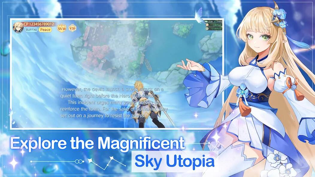 Скачать Sky Utopia (Взлом на деньги) версия 1.1.8 apk на Андроид