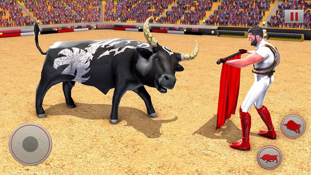Скачать Настоящая злая игра с быками (Взлом на монеты) версия 1.4.8 apk на Андроид
