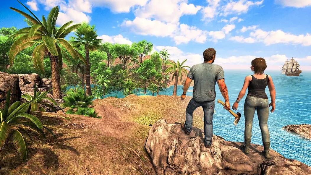 Скачать Игры на выживание на острове (Взлом на деньги) версия 0.2.4 apk на Андроид