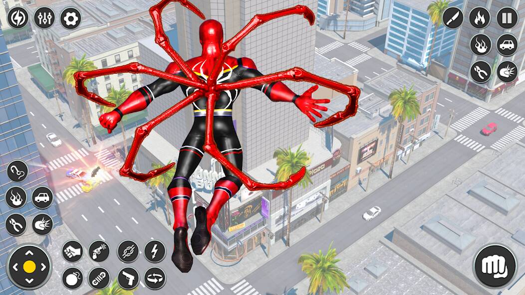 Скачать Spider Rope Hero Man Games (Взлом на монеты) версия 2.2.8 apk на Андроид