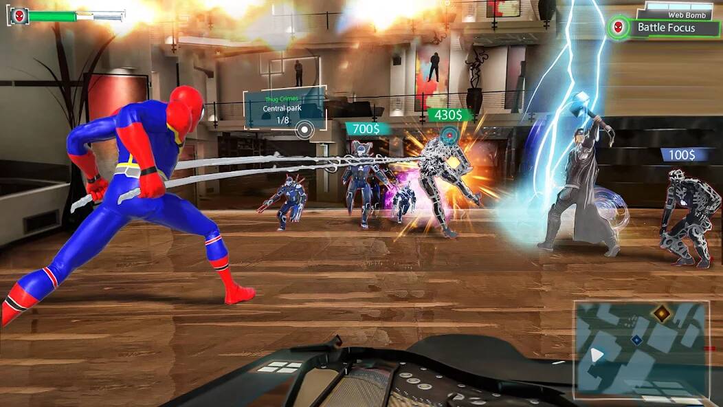 Скачать Spider Rope Hero Man Games (Взлом на монеты) версия 2.2.8 apk на Андроид