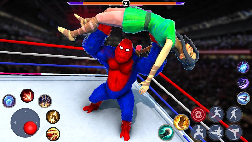 Скачать Superhero Kungfu Fighting Game (Взлом открыто все) версия 0.2.3 apk на Андроид