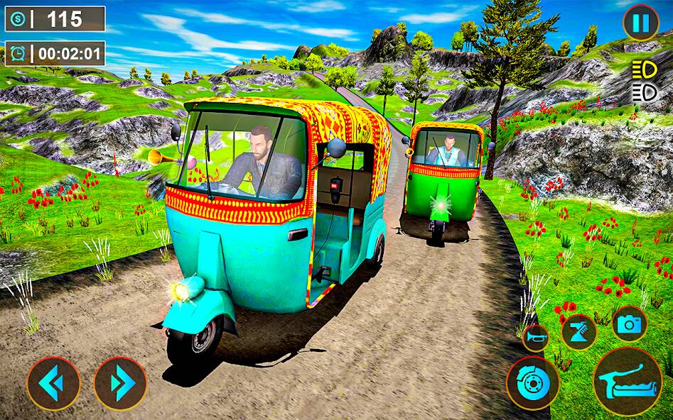 Скачать Tuk Tuk Offroad Auto Rickshaw (Взлом на монеты) версия 1.5.5 apk на Андроид