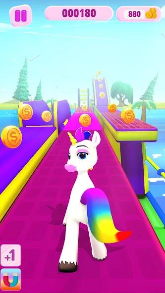 Скачать Unicorn Kingdom: Running Games (Взлом на деньги) версия 1.6.7 apk на Андроид