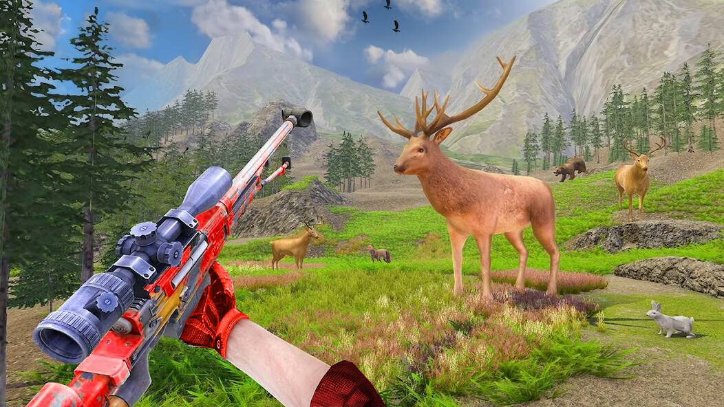Скачать Animal Hunting -Shooting Games (Взлом на монеты) версия 1.1.2 apk на Андроид