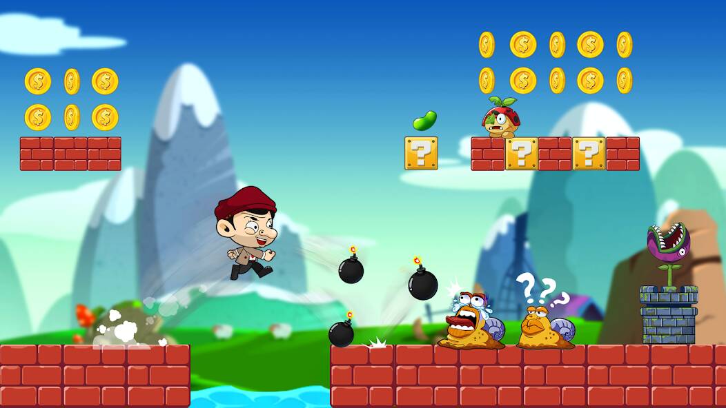 Скачать Super Bean Adventure: Run Game (Взлом на монеты) версия 2.6.4 apk на Андроид