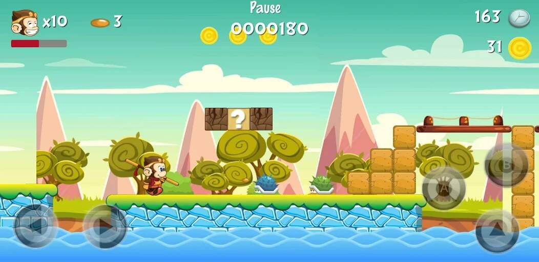 Скачать Super Monkey Adventure King (Взлом на деньги) версия 1.2.2 apk на Андроид