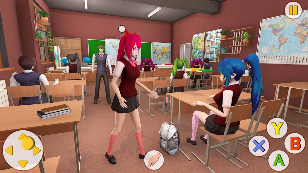 Скачать Real Girls School Simulator (Взлом открыто все) версия 0.4.7 apk на Андроид